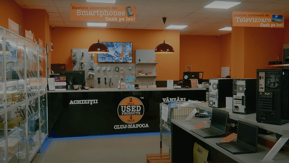 Video tur magazin Used Products Cluj