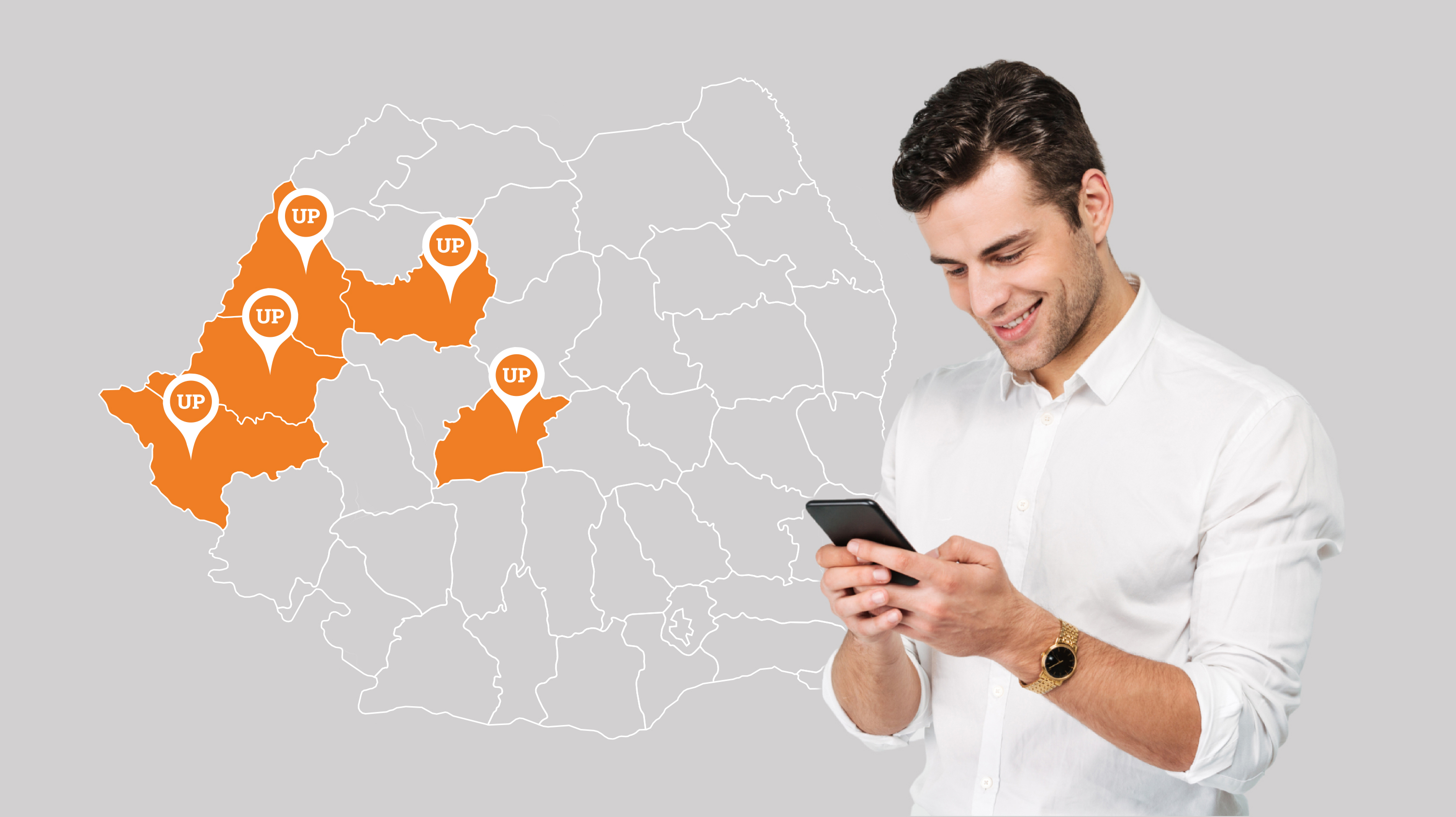 Harta magazinelor Used Products în România